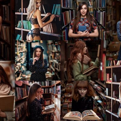 Ищем девушек на съёмку с книгами. Образы на фото. | Lemon Agency
