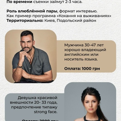Нужны модели / актеры девушки формат интервью | Lemon Agency