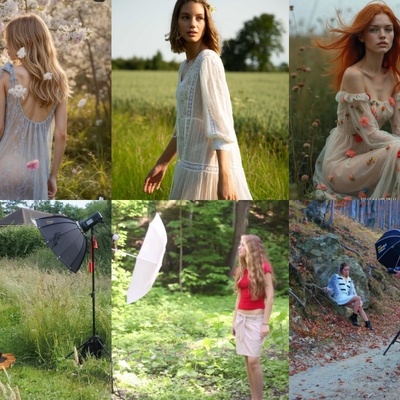 Фотограф шукає дівчат, щоб відпрацювати спалах на природі | Lemon Agency