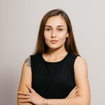 Модель Настасія Шовкопляс на Lemon Agency